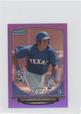 2013 Bowman Chrome Minis - [Base] - Purple Refractor #300 - Jorge Alfaro /5