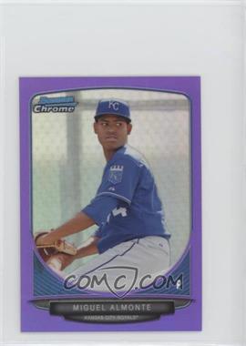 2013 Bowman Chrome Minis - [Base] - Purple Refractor #302 - Miguel Almonte /5