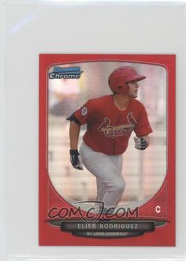 2013 Bowman Chrome Minis - [Base] - Red Refractor #106 - Elier Rodriguez /10