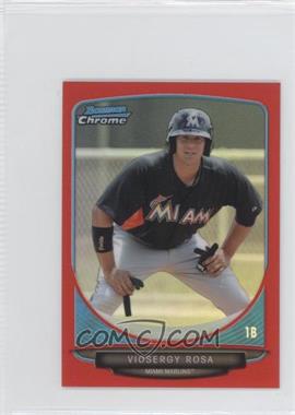 2013 Bowman Chrome Minis - [Base] - Red Refractor #132 - Viosergy Rosa /10