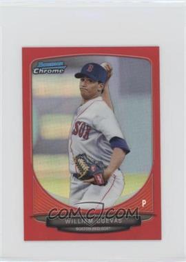 2013 Bowman Chrome Minis - [Base] - Red Refractor #277 - William Cuevas /10