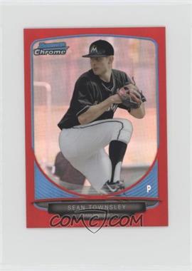 2013 Bowman Chrome Minis - [Base] - Red Refractor #291 - Sean Townsley /10