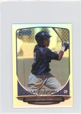 2013 Bowman Chrome Minis - [Base] - Refractor #216 - Julian Yan /125