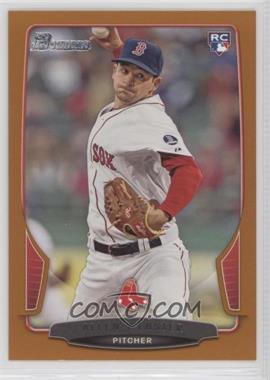 2013 Bowman Draft Picks & Prospects - [Base] - Orange #34 - Allen Webster /250