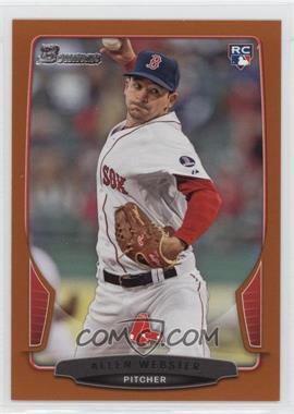 2013 Bowman Draft Picks & Prospects - [Base] - Orange #34 - Allen Webster /250