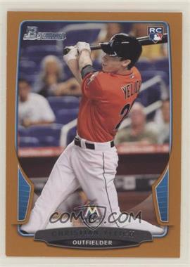 2013 Bowman Draft Picks & Prospects - [Base] - Orange #40 - Christian Yelich /250