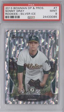 2013 Bowman Draft Picks & Prospects - [Base] - Silver Ice #7 - Sonny Gray [PSA 9 MINT]