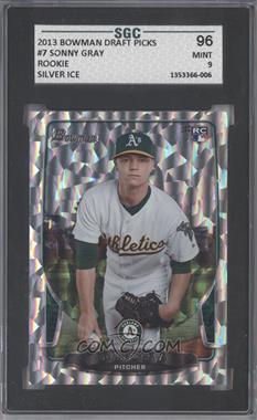 2013 Bowman Draft Picks & Prospects - [Base] - Silver Ice #7 - Sonny Gray [SGC 9 MINT]