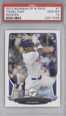 2013 Bowman Draft Picks & Prospects - [Base] #1 - Yasiel Puig [PSA 10 GEM MT]