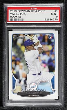 2013 Bowman Draft Picks & Prospects - [Base] #1 - Yasiel Puig [PSA 9 MINT]