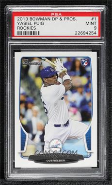 2013 Bowman Draft Picks & Prospects - [Base] #1 - Yasiel Puig [PSA 9 MINT]