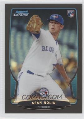 2013 Bowman Draft Picks & Prospects - Chrome - Black Refractor #33 - Sean Nolin /35