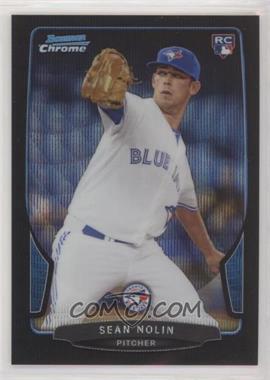 2013 Bowman Draft Picks & Prospects - Chrome - Black Wave Refractor #33 - Sean Nolin