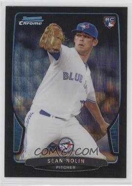 2013 Bowman Draft Picks & Prospects - Chrome - Black Wave Refractor #33 - Sean Nolin