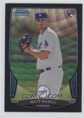 2013 Bowman Draft Picks & Prospects - Chrome - Black Wave Refractor #42 - Matt Magill