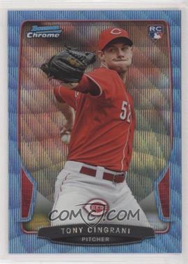 2013 Bowman Draft Picks & Prospects - Chrome - Blue Wave Refractor #25 - Tony Cingrani