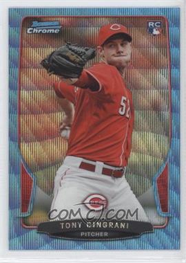 2013 Bowman Draft Picks & Prospects - Chrome - Blue Wave Refractor #25 - Tony Cingrani