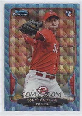 2013 Bowman Draft Picks & Prospects - Chrome - Blue Wave Refractor #25 - Tony Cingrani