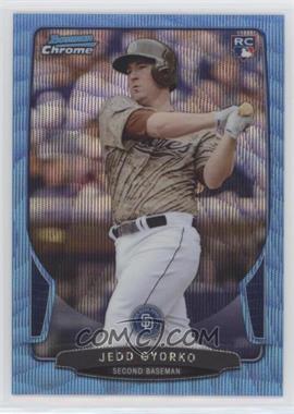 2013 Bowman Draft Picks & Prospects - Chrome - Blue Wave Refractor #31 - Jedd Gyorko