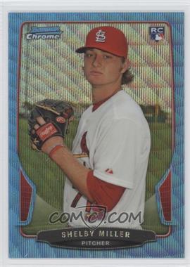 2013 Bowman Draft Picks & Prospects - Chrome - Blue Wave Refractor #32 - Shelby Miller