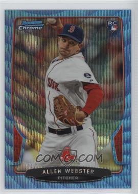 2013 Bowman Draft Picks & Prospects - Chrome - Blue Wave Refractor #34 - Allen Webster