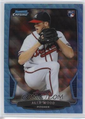 2013 Bowman Draft Picks & Prospects - Chrome - Blue Wave Refractor #39 - Alex Wood