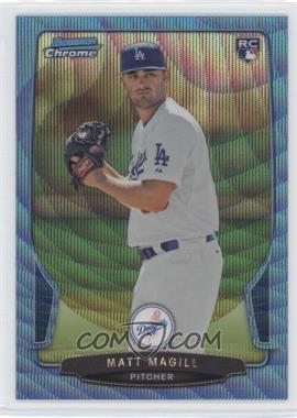 2013 Bowman Draft Picks & Prospects - Chrome - Blue Wave Refractor #42 - Matt Magill