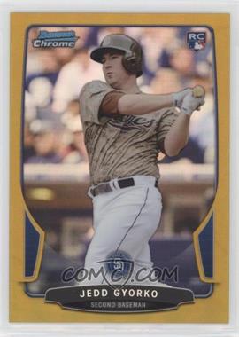 2013 Bowman Draft Picks & Prospects - Chrome - Gold Refractor #31 - Jedd Gyorko /50