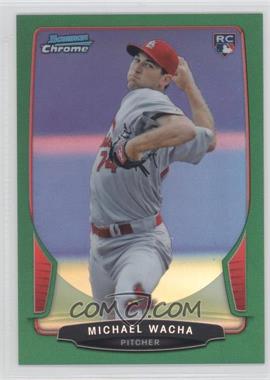 2013 Bowman Draft Picks & Prospects - Chrome - Green Refractor #21 - Michael Wacha /75