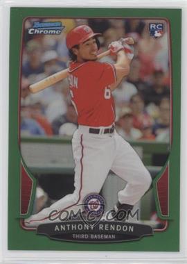 2013 Bowman Draft Picks & Prospects - Chrome - Green Refractor #5 - Anthony Rendon /75