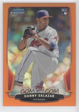 2013 Bowman Draft Picks & Prospects - Chrome - Orange Refractor #11 - Danny Salazar /25