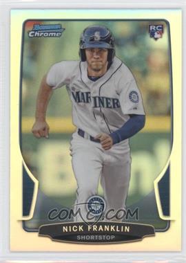 2013 Bowman Draft Picks & Prospects - Chrome - Refractor #12 - Nick Franklin