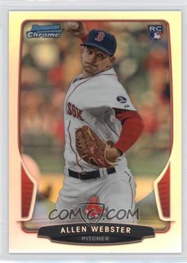 2013 Bowman Draft Picks & Prospects - Chrome - Refractor #34 - Allen Webster