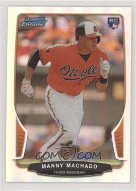 2013 Bowman Draft Picks & Prospects - Chrome - Refractor #4 - Manny Machado [EX to NM]