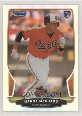 2013 Bowman Draft Picks & Prospects - Chrome - Refractor #4 - Manny Machado