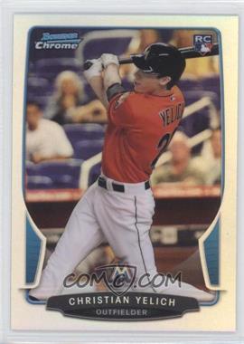 2013 Bowman Draft Picks & Prospects - Chrome - Refractor #40 - Christian Yelich