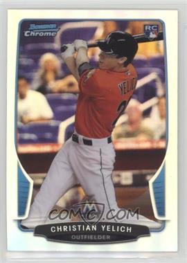 2013 Bowman Draft Picks & Prospects - Chrome - Refractor #40 - Christian Yelich