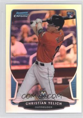 2013 Bowman Draft Picks & Prospects - Chrome - Refractor #40 - Christian Yelich