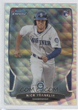 2013 Bowman Draft Picks & Prospects - Chrome - Silver Wave Refractor #12 - Nick Franklin /25