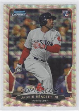 2013 Bowman Draft Picks & Prospects - Chrome - Silver Wave Refractor #43 - Jackie Bradley Jr. /25