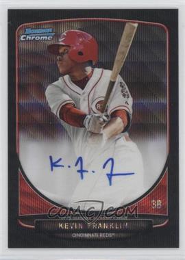 2013 Bowman Draft Picks & Prospects - Chrome Prospect Autographs - Black Wave Refractor #BCA-KF - Kevin Franklin /50