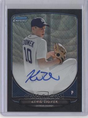 2013 Bowman Draft Picks & Prospects - Chrome Prospect Autographs - Black Wave Refractor #BCA-KZ - Kevin Ziomek /50