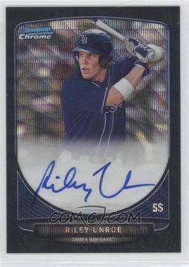 2013 Bowman Draft Picks & Prospects - Chrome Prospect Autographs - Black Wave Refractor #BCA-RU - Riley Unroe /50