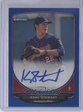 2013 Bowman Draft Picks & Prospects - Chrome Prospect Autographs - Blue Refractor #BCA-KS - Kohl Stewart /99