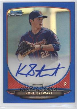 2013 Bowman Draft Picks & Prospects - Chrome Prospect Autographs - Blue Refractor #BCA-KS - Kohl Stewart /99