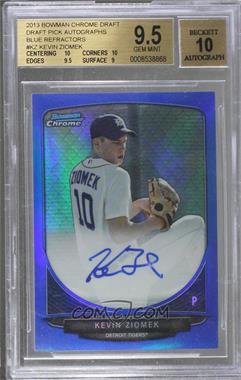 2013 Bowman Draft Picks & Prospects - Chrome Prospect Autographs - Blue Refractor #BCA-KZ - Kevin Ziomek /99 [BGS 9.5 GEM MINT]