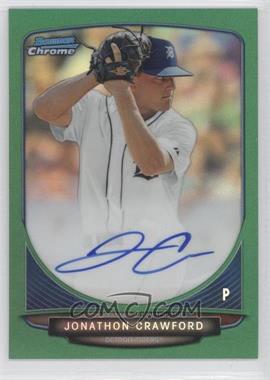 2013 Bowman Draft Picks & Prospects - Chrome Prospect Autographs - Green Refractor #BCA-JCR - Jonathon Crawford /75