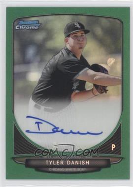 2013 Bowman Draft Picks & Prospects - Chrome Prospect Autographs - Green Refractor #BCA-TDA - Tyler Danish /75