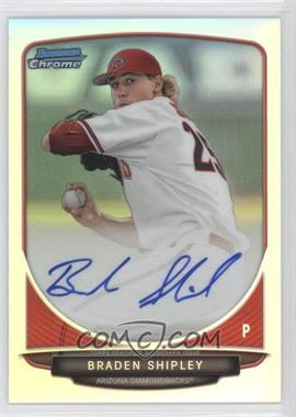 2013 Bowman Draft Picks & Prospects - Chrome Prospect Autographs - Refractor #BCA-BS - Braden Shipley