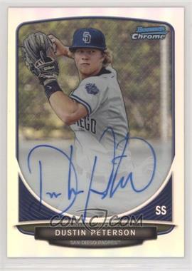 2013 Bowman Draft Picks & Prospects - Chrome Prospect Autographs - Refractor #BCA-DPE - Dustin Peterson